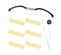 UKCOCO Règle à Sourcils en Alliage Arc de Cercle 1 Pièce Outil de Mesure Précis pour Tatouage Esthétique Compatible Marqueurs et Pochoirs Niveau Intégré pour Mise Couleur Aléatoire