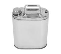 UKCOCO Seau à Poignée en Acier Inoxydable 10l avec Bec à Débit Contrôlé, Réservoir Étanche pour Plantation en Extérieur et Voyages en Plein Air