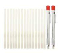 UKCOCO Set de 2 Porte-crayons en Stéatite avec 15 Mines Rechargeables, Stylo de Soudeur Ergonomique en Cuivre et Fer, pour Travaux de Soudure sur Fer et Aluminium
