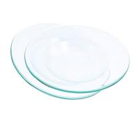 UKCOCO Soucoupe en Verre pour Chauffe-Cire 2pcs, Plat Chaud Rond, Facile à Nettoyer et Sûr, Accessoire pour Essentielle