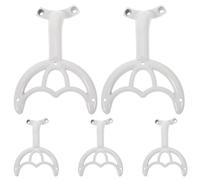 UKCOCO Support Pale Ventilateur Plafond 5 Pièces Bras De Pale De Remplacement Facile À Installer Universel Pour Maison Et Hôtel 6.7X4.3X1.8 Pouces
