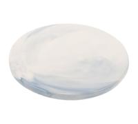 UKCOCO Support pour Sceau de Cire en Céramique Beige, Plateau Rond Chic Résistant la Chaleur pour Faciliter le Démoulage et Améliorer L'efficacité Travail