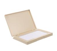 UKCOCO Tampon Réutilisable Grand pour Empreintes Encreur en Vierge Bébé de Format Carré Plastique, pour Empreintes de Mains Pieds, Maison DIY