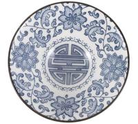 UKCOCO Tasse de Dégustation de Thé en Céramique Bleue, Motif Chinois | Petite Tasse Artisanale, pour Infusion du Thé, Lavable au Lave-vaisselle, Nettoyage Facile, Charme Oriental