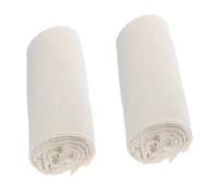 UKCOCO Tissu Filtrant en Mousseline Beige Couleur Aléatoire 2 Pièces sans Teinture, Haute Densité de Fils, pour Cuisson Vapeur et Filtration Alimentaire pour