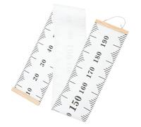 UKCOCO Toise de Hauteur pour Garçon Fille en Toile Corde en Coton, Décoration Murale Simple et Délicate pour Chambre D'garçon et Filles, Gain de Place et Mesure Précise