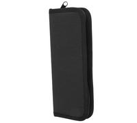 UKCOCO Trousse à Stylos Zippée Noire en Oxford, Porte Pinceaux, Rangement | Pochette pour Crayons à Dessin, Paquet de Peinture, Classification Pratique, Étui Imperméable, Multiple Emplacements