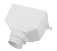 UKCOCO Tuyau de universel pour gouttière extérieure Raccord de vidange en PVC Entonnoir Tuyau de vidange de tuyau d'eau de pluie Entonnoir de de tuyau d'égout Entonnoir Coulant