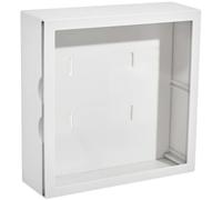 UKCOCO Vitrine Murale Blanche en Abs pour Modèle Display Grosse Capacité et Organiseur de Bureau, pour Exposer et Ranger Vos Objets de Collection