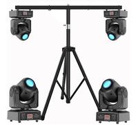 UKing 100W Jeux de Lumiere DJ - Lyre LED RGBW DMX Gobo Beam - Pack DE 2 Lumière de Scène Pour Club Disco avec Support