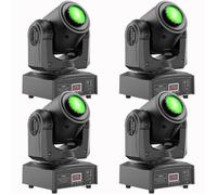 UKing 120W DJ Lyre LED Lumière de Scène - 4PCS Jeux de Lumiere DJ 8 Gobo 8 Couleurs Beam DMX512 pour Disco Party Bar Mariage