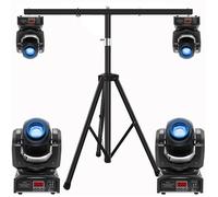UKing 120W Jeux de Lumiere DJ - Lyre LED RGBW DMX Gobo Beam - Lumière de Scène Pour Disco Mariage Pack DE 2 Avec Support