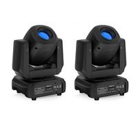 UKing 200W Jeux de Lumiere DJ - DJ Lyre LED Beam 8 GOBO 3 Prisme DMX PACK DE 2 - Lumière de Scène Pour Party Disco Mariage