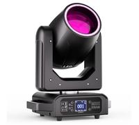 UKing 250W LYRE LED RGBW Effet arc-en-ciel Bande - Lumière de Scène Beam Wash Gobo 18 Prisme Demi-couleur - Jeux de Lumiere DJ