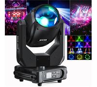 UKing 360W Lyre LED Jeux de Lumiere DJ 48 + 8 Prisme - RGBW DMX Beam Wash Zoom Gobo Atomisation