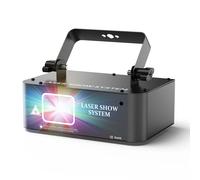 U'King RGB Laser Scanner effet de faisceau projecteur Laser éclairage LED lumière de scène intérieure pour DJ Disco fête DMX512 son activé EU Plug