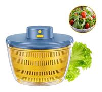 Ulable Essoreuse à Salade Automatique sans Fil USB 4000 ML Déshydrateur Automatique pour Fruits et légumes, saladier pour Servir, assèchement Rapide, ustensile de Cuisine dans Une Couleur Tendance