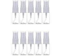 Ulalaza 10 PCS Mini Clear Spray Bouteille Vide Fine Brume Voyage Bouteille Ensemble Petit Rechargeable Liquide Conteneurs