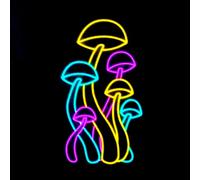 Ulalaza LED néon signe champignon veilleuse pour chambre salon décoration minuscule Tots chambre décor cadeau d'anniversaire avec USB 5 v
