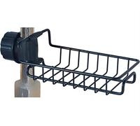 Ulalaza Porte-éponge de Cuisine en Acier Inoxydable évier Caddy Organisateur Brosse à Savon Vaisselle Liquide égouttoir Robinet Support de Rangement