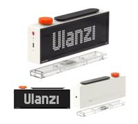 ULANZI TC002 Pixbar Smart Pixel Clock II, Horloge Wi-Fi Écran Pixel Art, Réveil Numérique Bureau, Compteur d'Abonné Réseaux Sociaux/Minuteur Pomodoro/Météo/Personnalisable pour Gamer Streamer Créateur