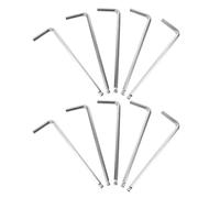 ULDIGI 10 Pièces Clé Hexagonale de L 6mm avec Embout Sphérique | Outil à Double Extrémité, Sélection Rapide de Taille, Usage pour Réparation Vélo et Assemblage Meubles