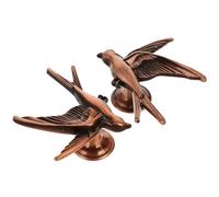 ULDIGI 2 Pièces Poignée D’armoire Oiseau, Style Décoratif Élégant | Alliage de Zinc, Finition Lisse et Détails Fins, pour Portes et Commodes, Touche Naturelle