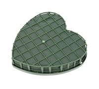 ULDIGI 3 Pièces Bol De Boue Végétale Coeurs en Mousse Arc Floral en Forme Voiture De Mariage De Fleurs Coeur Mousse Fleuriste Fleur De Boue De Fleur Boue De Fleur De Mousse Mousses Green