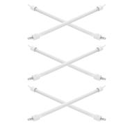 ULDIGI 6 Pièces Calefactor Tube de Quartz Infrarouge Électrique | Élément Chauffant de Remplacement, Quartz et Céramique, Blanc, Usage Bureau et Maison, Chaleur Uniforme