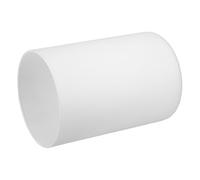 ULDIGI Abat-jour Cylindrique en Verre Blanc Givré E27 pour Lampe de Chevet ou Plafonnier, Diffusion Uniforme Lumière, Installation Stable et Facile, Design Minimaliste Moderne