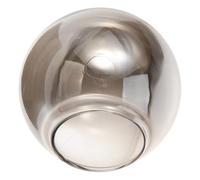 ULDIGI Abat-Jour Globe En Verre Fumé Semi-Circulaire Pour Suspension Remplacement Pratique Et Sûr Pour Plafonniers Et Lampes Suspendues