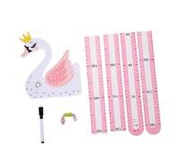 ULDIGI Autocollant Motif Animaux 3d Mural de Mesure de Hauteur Papier Enregistrement de Croissance pour Garçon et Filles pour Chambres et Parcs D'amusement