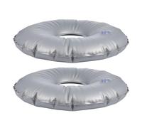 ULDIGI Base Ronde Pliable en PVC Facile à Remplir Eau Jusqu'à 10kg 2 Pièces pour Pied de Drapeau Publicitaire et Parasol de Plage pour Usage Extérieur et Stands D'exposition