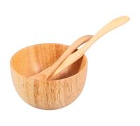 ULDIGI Bol Mélangeur pour Masque en Bois 1 Set Spatule Pratique pour Soins Visage en Usage Personnel ou Spa