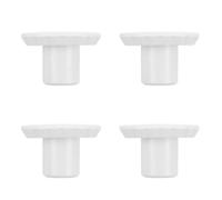 ULDIGI Bouchons de Vidange de Congélateur Bouchons à Vis pour Congélateur en Plastique 4 Pièces Blancs, Bouchons de Vidange Universels pour Freezers et Ice Makers en Usage Domestique