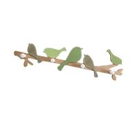 ULDIGI Crochet Décoration Murale en Bois D'oiseau Mural Décoratif Pratique et Chic Simple et Créative pour Chambre ou Entrée