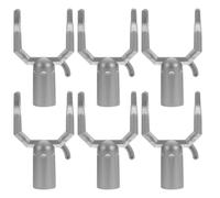 ULDIGI D’Aluminium Support Haute Alliage pour Arbre, Pièces 6, en Dureté | Piquets Métalliques pour Vergers et Vignes, Soutien de Branches, Usage Solide, Adapté à Fruits et Plantes