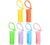 ULDIGI Étui de Protection en Silicone pour Flacon d'Huile Essentielle 10ml, Lot de 6 Pièces, Pochette de Rangement Pratique pour Voyage et W nd