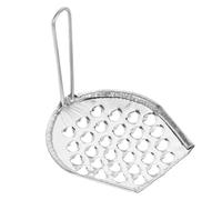 ULDIGI Grattoir à Gelée en Acier Inoxydable Argenté, Résistant à L'usure et Facile à Nettoyer Petits Trous et Design en Maille Métallique, Outil Cuisine Pratique