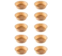 ULDIGI Moules à Gâteau Jetables en Papier Antiadhésifs et Pratiques 15cm, Lot de 10 Pièces Cuisson de Gâteaux et Pâtisseries Maison