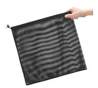 ULDIGI Paquet Filtre en Maille Tricotée pour Pompe à Eau de Bassin, Barrière Protectrice Contre Débris, Grosse Taille Cordon de Serrage, pour Aquarium et Étang