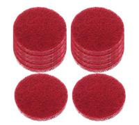 ULDIGI Pastilles Rondes en Coton de Ventilation pour Diffuseur D'huiles Essentielles, Fibres Absorbantes, Couleur Rouge Foncé, Diffuseur Voiture et Collier, Lot de 100 pour Arôme