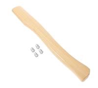 ULDIGI Poignée de Remplacement pour Hache en Bois Beige, Robuste et Confortable, Accessoire Chasse Randonnée, Manche Court Pratique