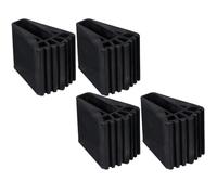 ULDIGI Support caoutchouc pour pieds d'échelle pliante stabilisateur 4 pièces 9.2X6.7X6.2Cm grip optimal usage professionnel et domestique