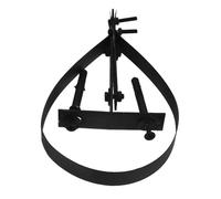 ULDIGI Support De Cheminée De 153 Mm De Diamètre Support Mural Réglable Collier De Serrage Robuste Pour Conduit De Cheminée Noir