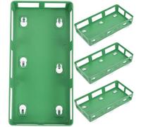 ULDIGI Support de Fleurs Vert en Plastique 4 Ventouses pour Décoration de Voiture de Mariage, Plateau Floral pour Arrangement Frais et Élégant