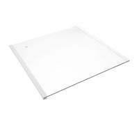 ULDIGI Support de Rangement Inoxydable 30X30 CM Séparateur en Verre Trempé pour Étagère Réfrigérateur Multifonction la Cuisine Maison