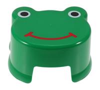 ULDIGI Tabouret Design Cartoon Vert en Plastique pour Garçon et Filles Surface Antidérapante Portable et Convivial, pour Chambre ou École Maternelle