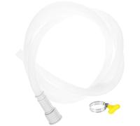 ULDIGI Tuyau de vidange pour climatiseur mobile, tuyau d'évacuation de remplacement en PVC blanc, tube flexible 2 mètres, embout condensat, installation facile