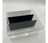 ULEIVA Lot de 30 séparateurs - Grand noir - 107 x 48 mm - Pièce de rechange - Compatible avec Stanley le magasin de petites pièces 1-93-978 1-93-981 - Pour boîte de tri (noir)